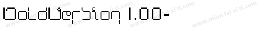 BoldVersion 1.00字体转换